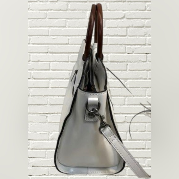 Patricia Nash Lyon Medium Leather Satchel Crossbody - Picture 9 of 14